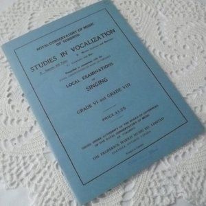 Local Examinations in Singing, Grade VI and VIII